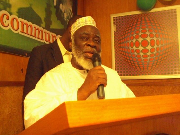 Prière à la Mosquée  des Tidjanis à Abobo / Cheick Boikary Fofana (Président du Cosim) : 